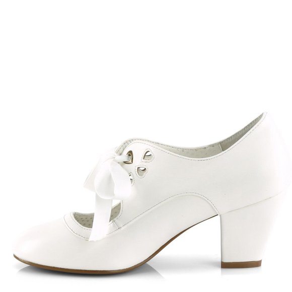 Heart Swing Dance High Heel Pin Up Shoes - Picture 3 of 5